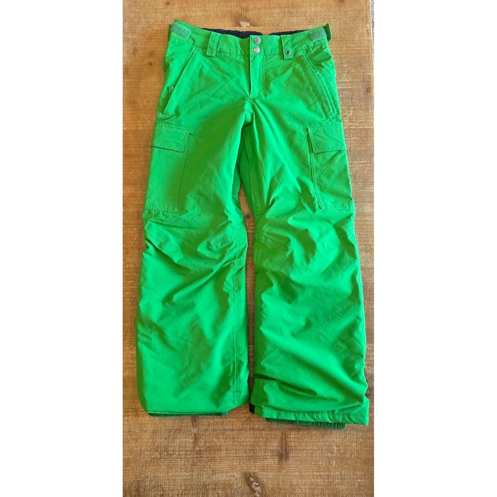Burton DryRide green youth snow pants size medium EUC - Picture 1 of 12
